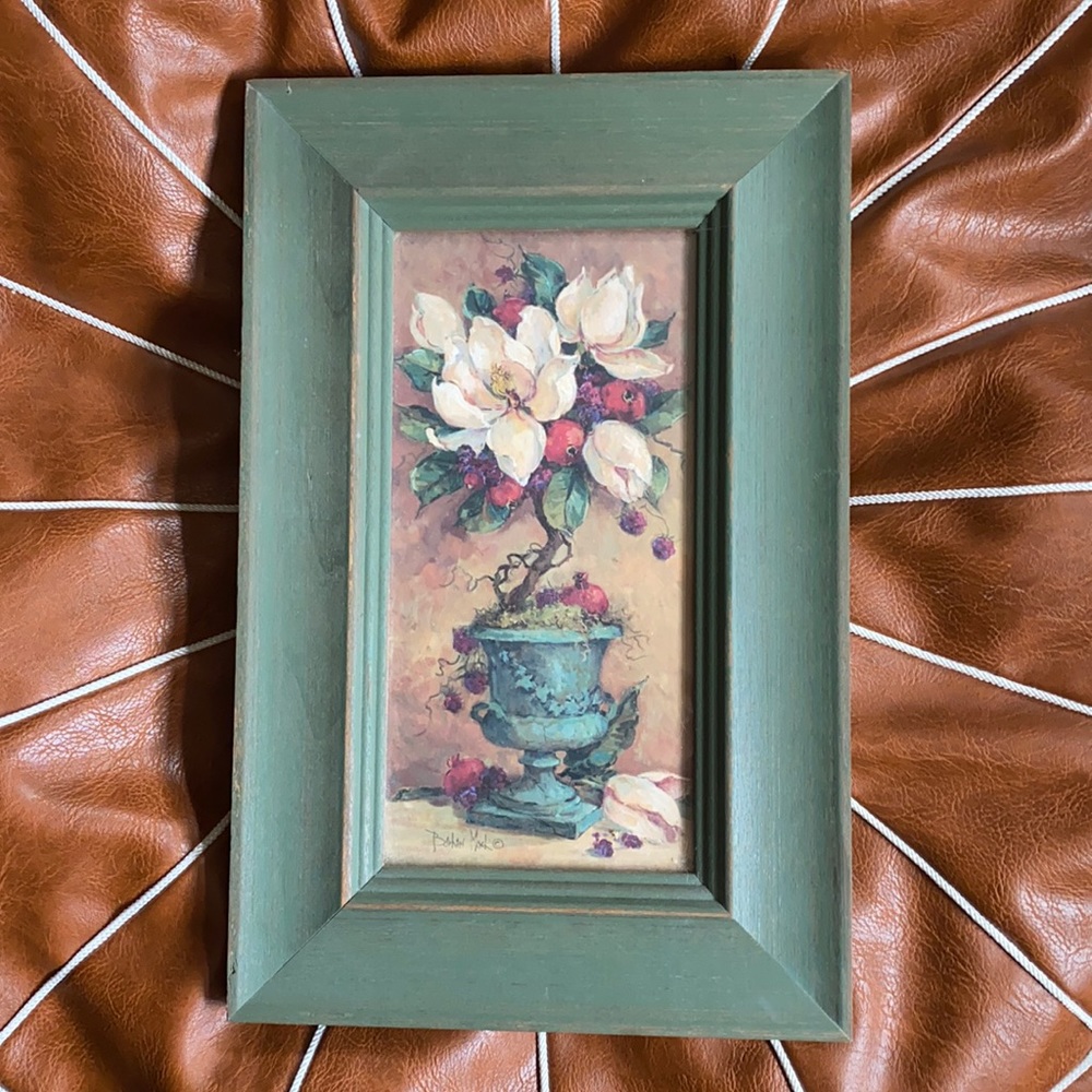 Boho Magnolia Floral Painting